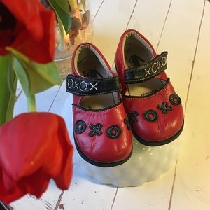 SOLD See Kai run Red xoxo shoes